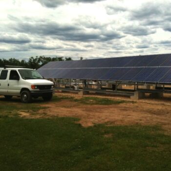 Project Details:

Lighthouse Electrical completed Massachusetts largest agricultural solar installation, a 220kW PV design-build project at Carlson Orchards in Harvard, MA in August 2010. The ground-mount solar array, comprised of 1,060 solar panels, which cover approximately two acres of the orchard, are tied in to two solar inverters. The PV system generates approximately 70% of the annual energy usage of the orchard, largely for refrigeration units used to chill and preserve harvested apples.