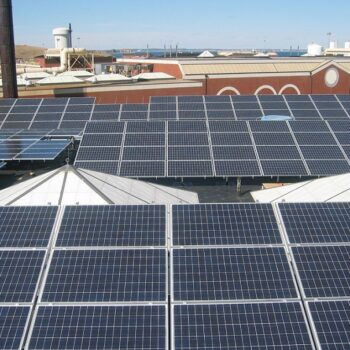 180kW PV-solar design/build project at Deer Island’s water treatment facility in January 2010.