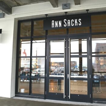 Ann Sacks Showroom located on waterfront property in iconic South Boston, MA.